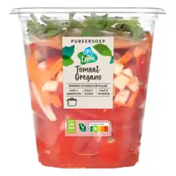 Albert Heijn AH Verse pureersoep tomaat oregano aanbieding