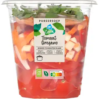 Albert Heijn AH Verse pureersoep tomaat oregano aanbieding