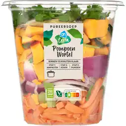 Albert Heijn AH Verse pureersoep pompoen wortel aanbieding