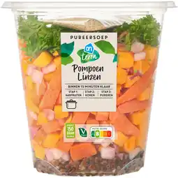 Albert Heijn AH Pureersoep pompoen linzen aanbieding