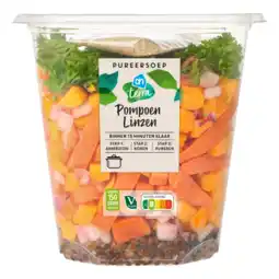 Albert Heijn AH Pureersoep pompoen linzen aanbieding