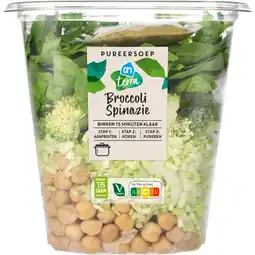 Albert Heijn AH Pureersoep broccoli spinazie aanbieding