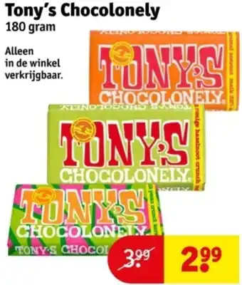 Kruidvat Tony's Chocolonely aanbieding