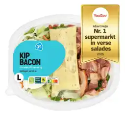 Albert Heijn AH Maaltijdsalade kip bacon aanbieding
