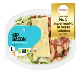 Albert Heijn AH Maaltijdsalade kip bacon aanbieding