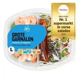 Albert Heijn AH Maaltijdsalade garnalen aanbieding