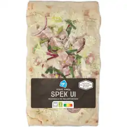 Albert Heijn AH Verse pinsa spek ui aanbieding