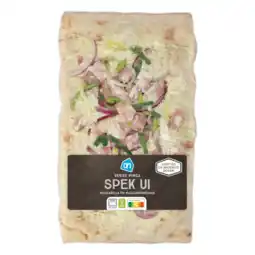 Albert Heijn AH Verse pinsa spek ui aanbieding
