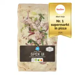 Albert Heijn AH Verse pinsa spek ui aanbieding