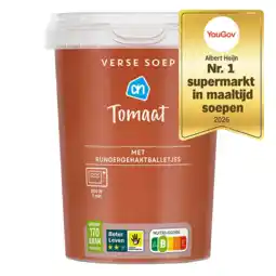 Albert Heijn AH Verse soep tomaat aanbieding