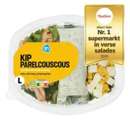 Albert Heijn AH Maaltijdsalade kip parelcouscous aanbieding