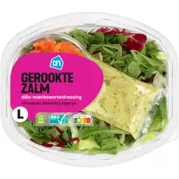 Albert Heijn AH Maaltijdsalade gerookte zalm aanbieding