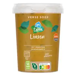 Albert Heijn AH Terra Verse soep linzen aanbieding