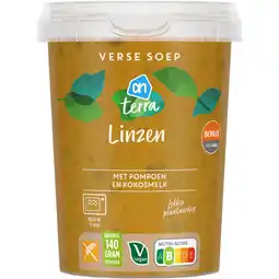 Albert Heijn AH Terra Verse soep linzen aanbieding