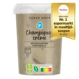 Albert Heijn AH Verse soep champignon crème aanbieding