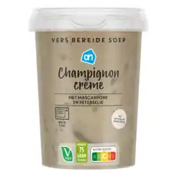Albert Heijn AH Verse soep champignon crème aanbieding
