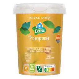Albert Heijn AH Terra Verse soep pompoen aanbieding