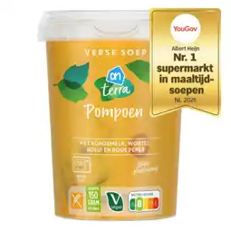 Albert Heijn AH Terra Verse soep pompoen aanbieding