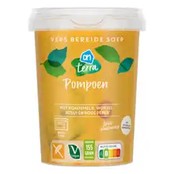 Albert Heijn AH Terra Verse soep pompoen aanbieding