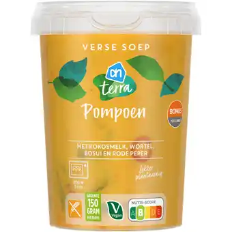 Albert Heijn AH Terra Verse soep pompoen aanbieding