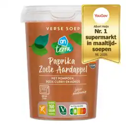 Albert Heijn AH Verse soep paprika zoete aardappel aanbieding