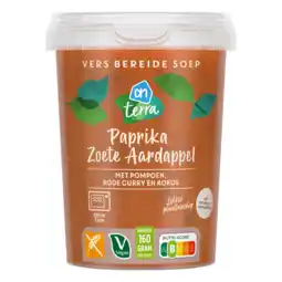Albert Heijn AH Verse soep paprika zoete aardappel aanbieding