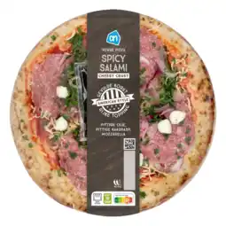 Albert Heijn AH Verse pizza Amerikaans spicy salami aanbieding