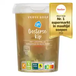 Albert Heijn AH Verse soep Oosterse kip aanbieding