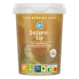 Albert Heijn AH Verse soep Oosterse kip aanbieding