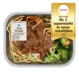Albert Heijn AH Verse maaltijd beef teriyaki aanbieding