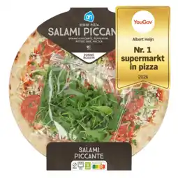 Albert Heijn AH Verse pizza salami piccante aanbieding
