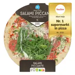 Albert Heijn AH Verse pizza salami piccante aanbieding