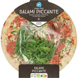 Albert Heijn AH Verse pizza salami piccante aanbieding