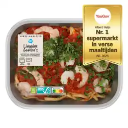 Albert Heijn AH Verse maaltijd linguini gamba's aanbieding