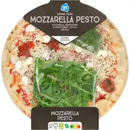 Albert Heijn AH Pizza mozzarella pesto aanbieding