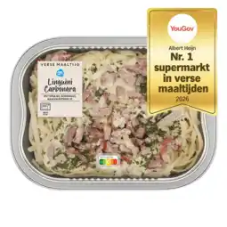 Albert Heijn AH Verse maaltijd linguini carbonara aanbieding