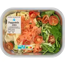 Albert Heijn AH Verse maaltijd pappardelle zalm aanbieding