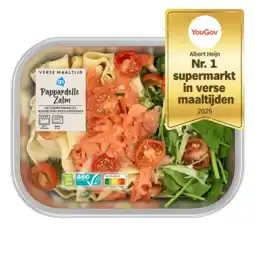Albert Heijn AH Verse maaltijd pappardelle zalm aanbieding