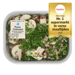Albert Heijn AH Verse maaltijd pasta carbonara aanbieding