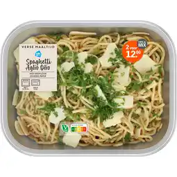 Albert Heijn AH Verse maaltijd spaghetti aglio olio aanbieding