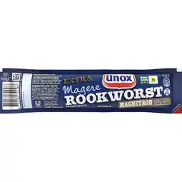 Albert Heijn Unox Extra magere rookworst magnetron aanbieding