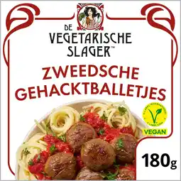 Albert Heijn Vegetarische Slager Vegan Zweedsche gehacktballetjes aanbieding