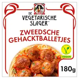 Albert Heijn Vegetarische Slager Vegan Zweedsche gehacktballetjes aanbieding