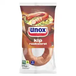 Albert Heijn Unox Rookworst kip aanbieding
