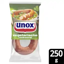 Albert Heijn Unox Rookworst vegetarisch aanbieding