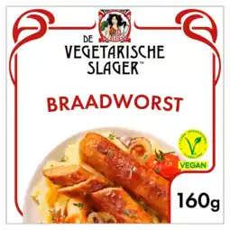 Albert Heijn Vegetarische Slager Braadwurst aanbieding