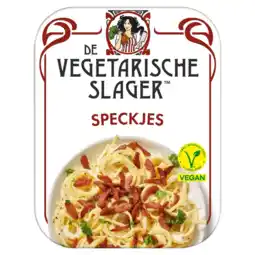 Albert Heijn Vegetarische Slager Vegan geroockte speckjes aanbieding