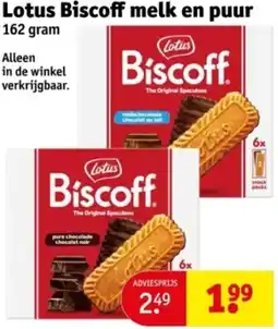 Kruidvat Lotus Biscoff melk en puur aanbieding