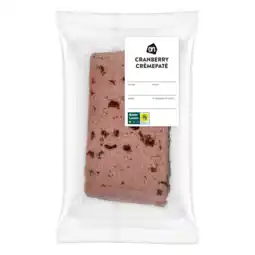 Albert Heijn AH Cranberry paté aanbieding