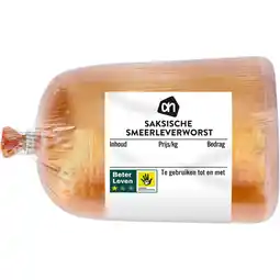 Albert Heijn AH Saksische smeerleverworst aanbieding